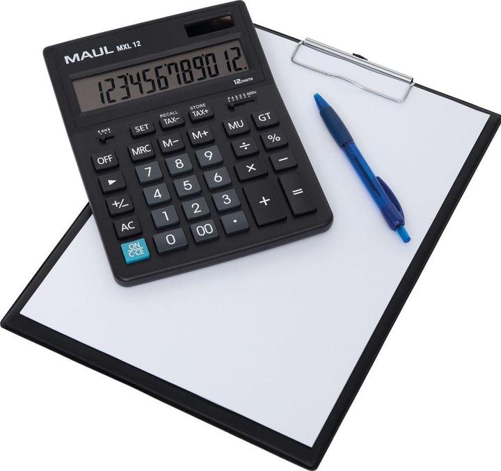 Actual product image Maul Calculator MXL12 Black (Solar cells)