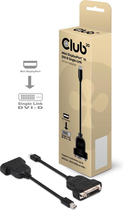 Produktbild Club 3D Mini DisplayPort zu (0.20 m, DisplayPort, 1.1)