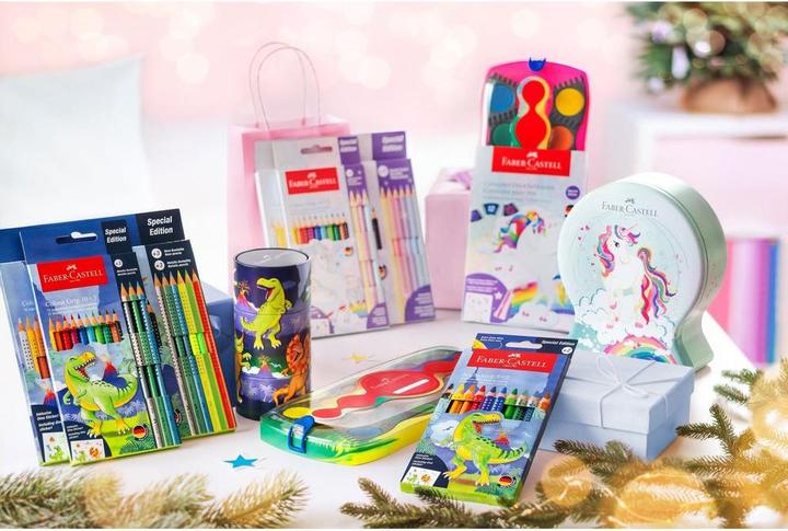 Image du produit Faber-Castell Coffret de crayons de couleur 8+2ST Dino Jumbo Grip (10x)