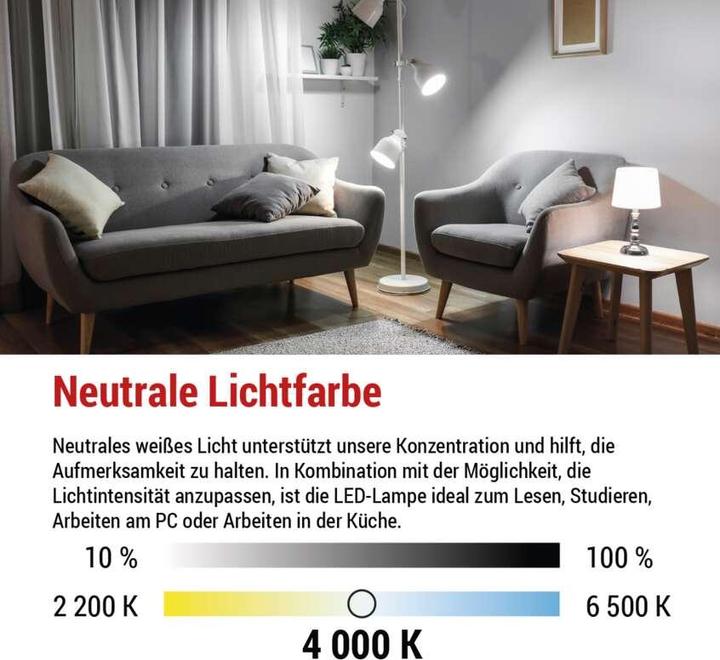 Produktbild Emos LED Lampe Filament A60 / E27 / 7,5 W (75 W) / 1 055 lm / Neutralweiss / dimmbar (E27, 7.50 W, 1055 lm, 1 x, D)