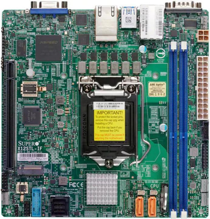Supermicro X12STL-IF-O (LGA 1200, Intel C252, Mini-ITX)