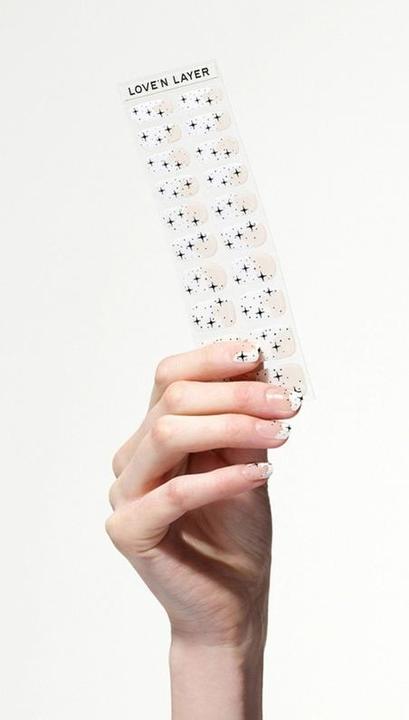 Produktbild Love'n Layer - Night Sky White Nail (Kunstnägel, Night Sky White Nail)
