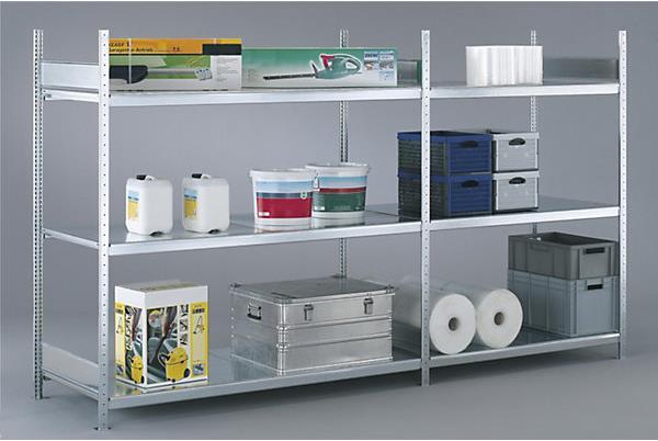 Productafbeelding Schulte Lagertechnik Breedvakstelling, met stalen legbord, hoogte 2000 mm