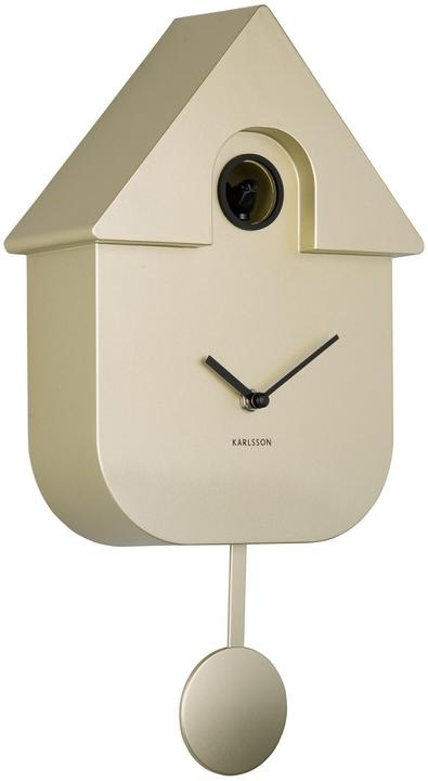 Karlsson Horloge murale Moderne Cuckoo Or métallique