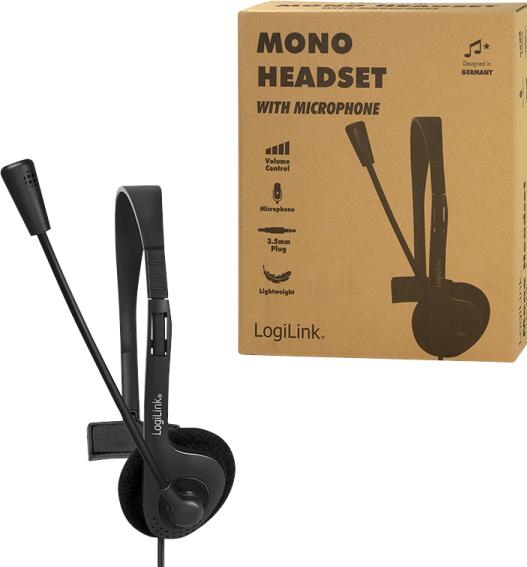 Produktbild LogiLink HS0054 Headset (Kabelgebunden)