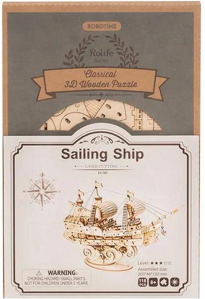Produktbild Robotime Segelschiff