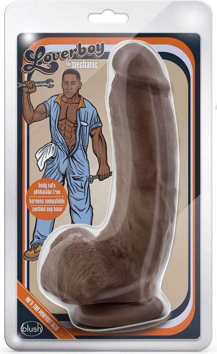 Image du produit Blush Coverboy The Mechanic - 9 Pouces Réaliste Suction Cup Harness Compatible Dildo Sex Toy pour Hommes