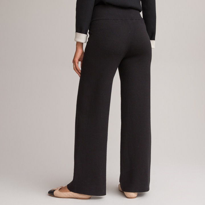 Actual product image Anne Weyburn Wide knit trousers (32)