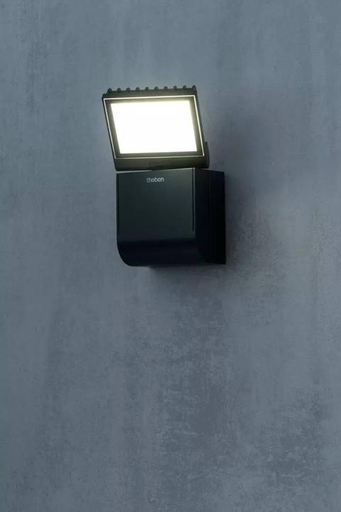 Actual product image Theben LED spotlight 8 watt, black theLeda S8-100L BK (900 lm)