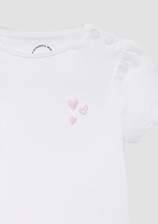 Produktbild S.Oliver T-Shirt Baumwoll-T-Shirt in A-Shape mit Stickerei (68)