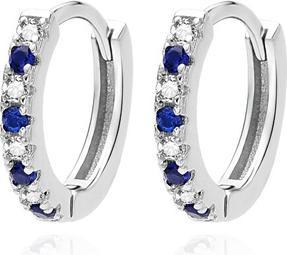 Produktbild Agato Circle earrings with zircons AGUC3538-DB