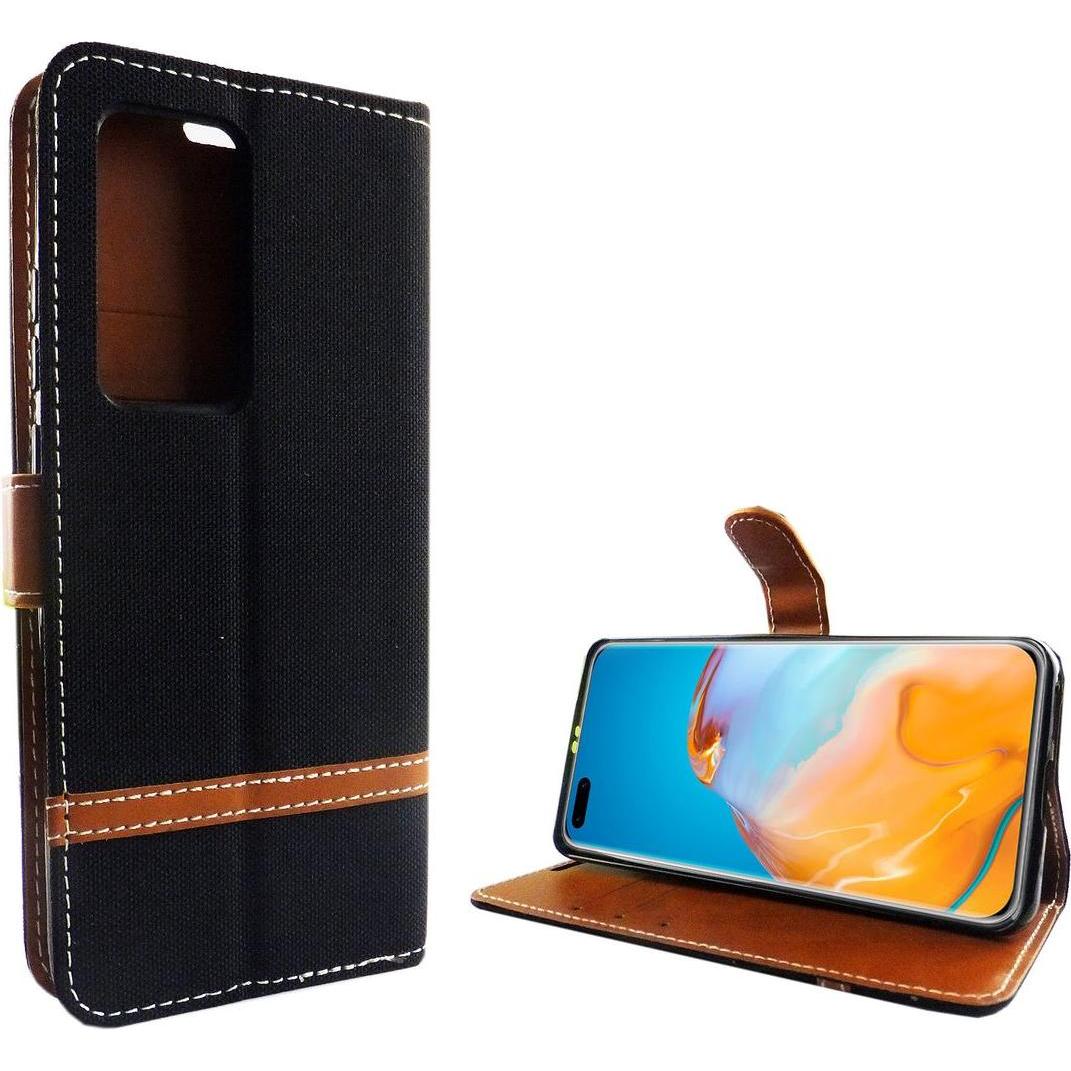 König Design Hülle Handy Schutz für Huawei P40 Pro Case Cover Tasche Wallet Etui Handyhülle (Huawei P40 Pro+), Smartphon...