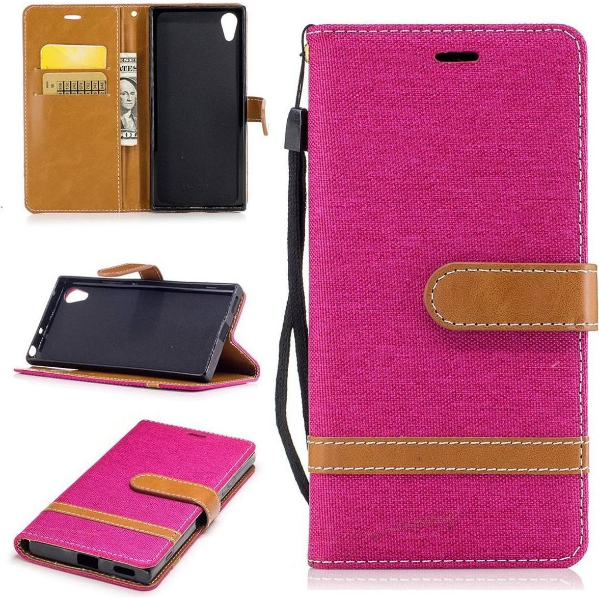 König Design Hülle Handy Schutz für Sony Xperia XA1 Case Cover Tasche Wallet Etui Handyhülle (Sony Xperia XA1), Smartpho...