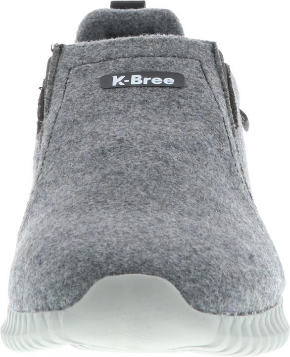 Produktbild K-Bree Damen Herren Sneaker Low-Cut Slipper Merinowolle recyceltes PET Nachhaltig grau (44)