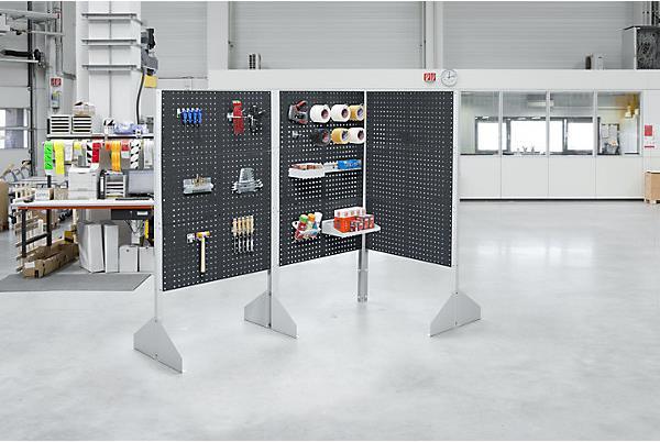 Actual product image eurokraft pro Perforated panel partition, height 1845 mm