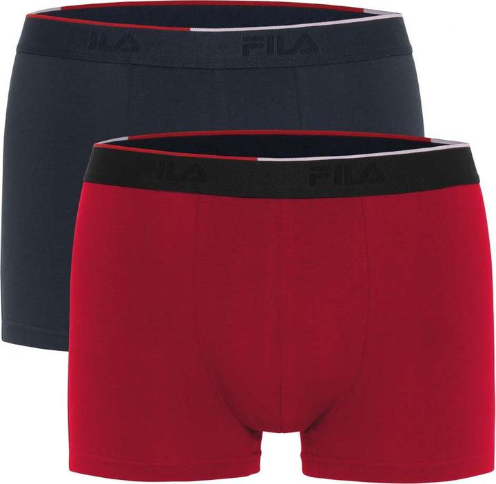 Produktbild FILA Man Boxer Elastic With Logo 2 Pieces (M, 2er Pack)