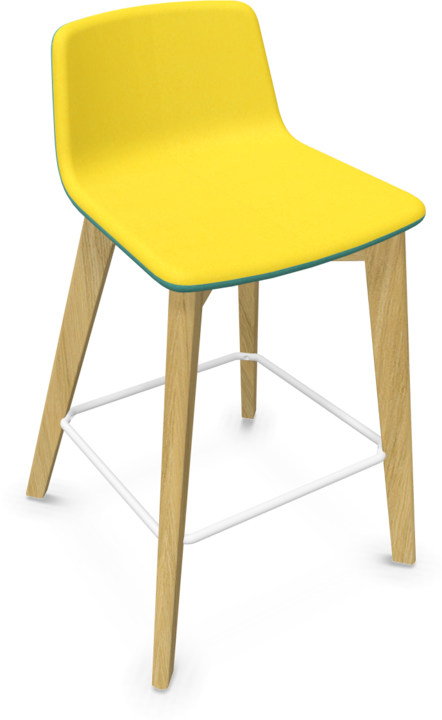 Yellow, White, Mint, Ash natural light grey stained