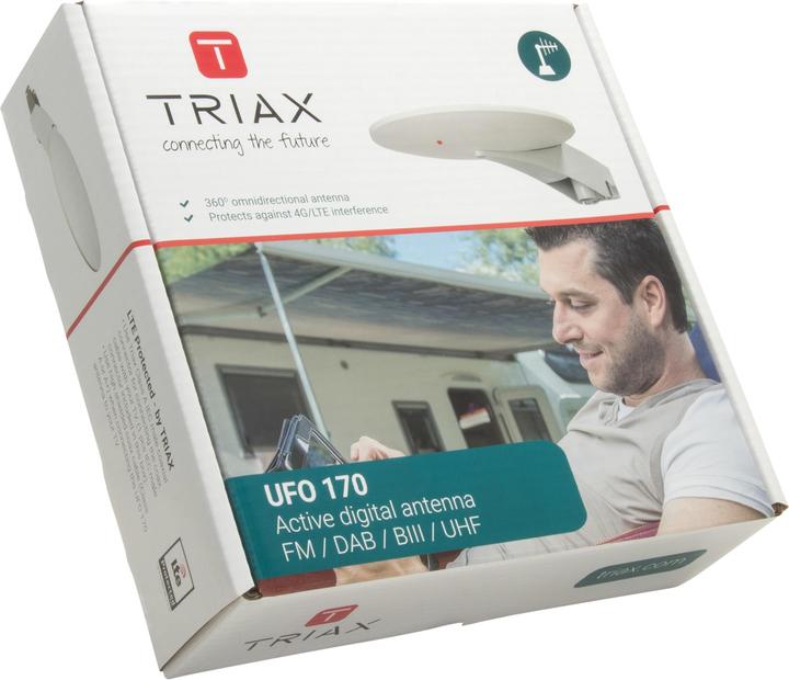 Produktbild Triax UFO 170 - Antenne - Radio - 27 dBi (UHF) (DAB+, UHF, VHF)