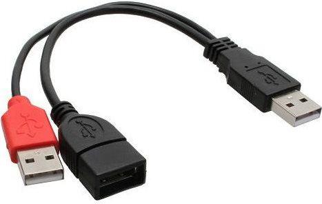 Image du produit InLine Câble de connexion en Y USB 2.0 (0.20 m, USB 2.0)