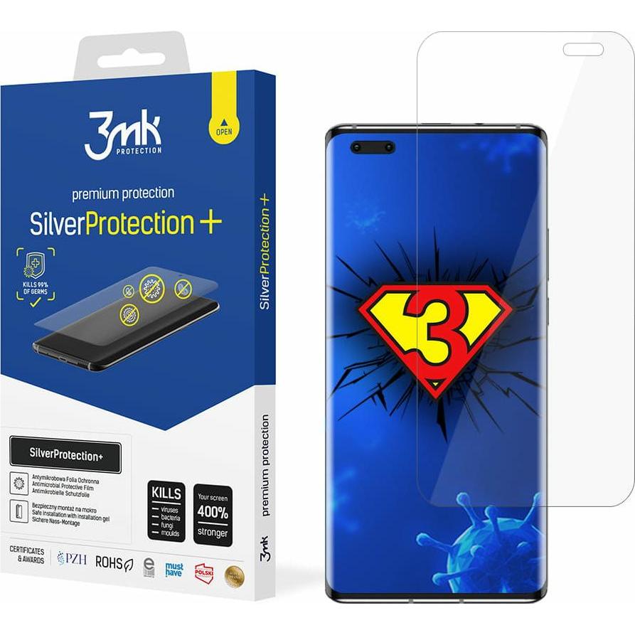 Thumbnail - 3MK SilverProtection+ do Huawei Mate 40 Pro (1 Stück, Huawei Mate 40 Pro), Smartphone Schutzfolie, Transparent