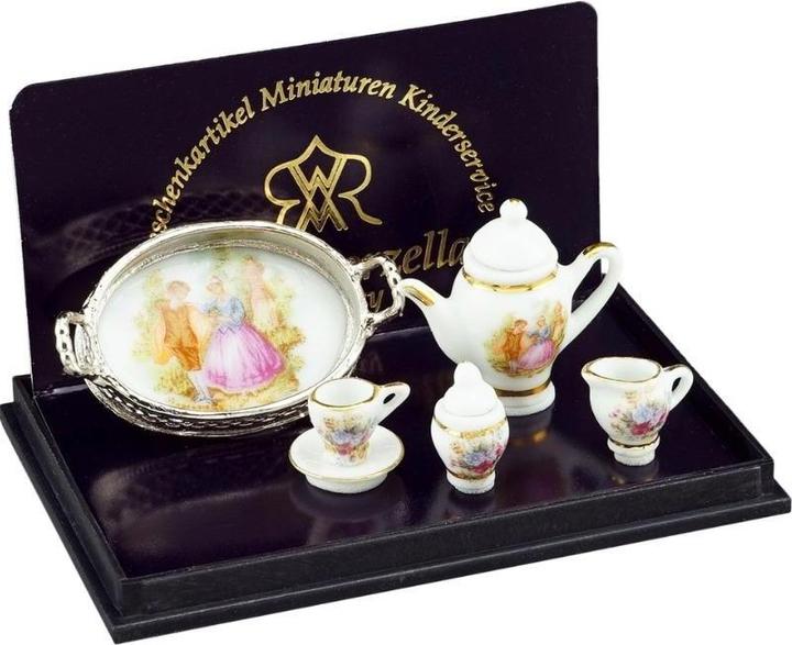 Produktbild Reutter 001.362/6 - Metalltablett "Barock", Miniatur