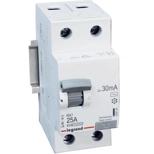 Legrand, Schutzschalter, RCD-SCHALTER LE-402024 EINPHASIG, AC-TYP 30 mA 25 A
