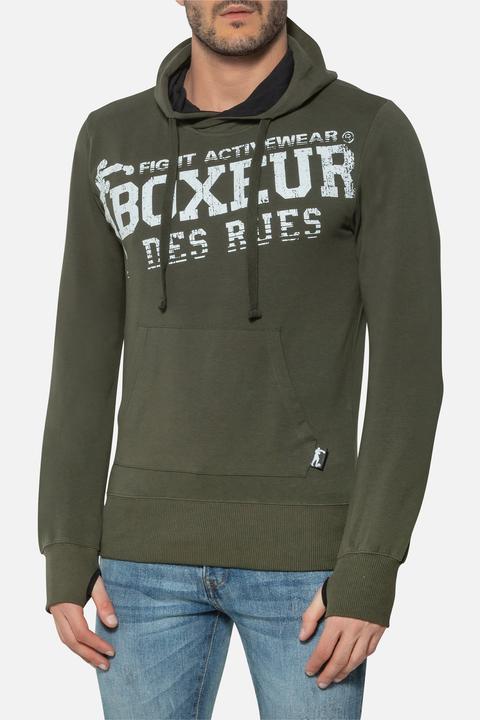 Image du produit Boxeur des Rues Sweat à capuche / ouverture au pouce (M)
