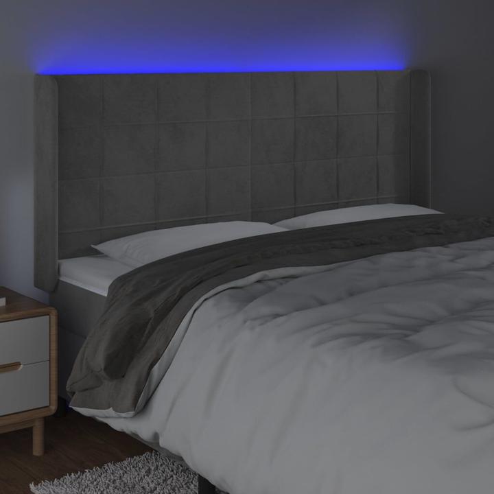 Actual product image vidaXL LED Kopfteil (183 x 16 x 128 cm)