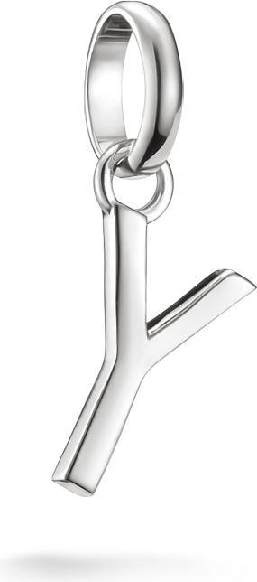 Immagine prodotto Thomas Sabo Charm-Anhänger Buchstabe Y Connect Silber (Argento 925)