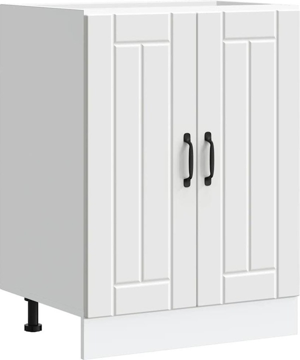 Actual product image VidaXL Kitchen corner base unit Lucca Concrete grey Wood-based material Corner base unit