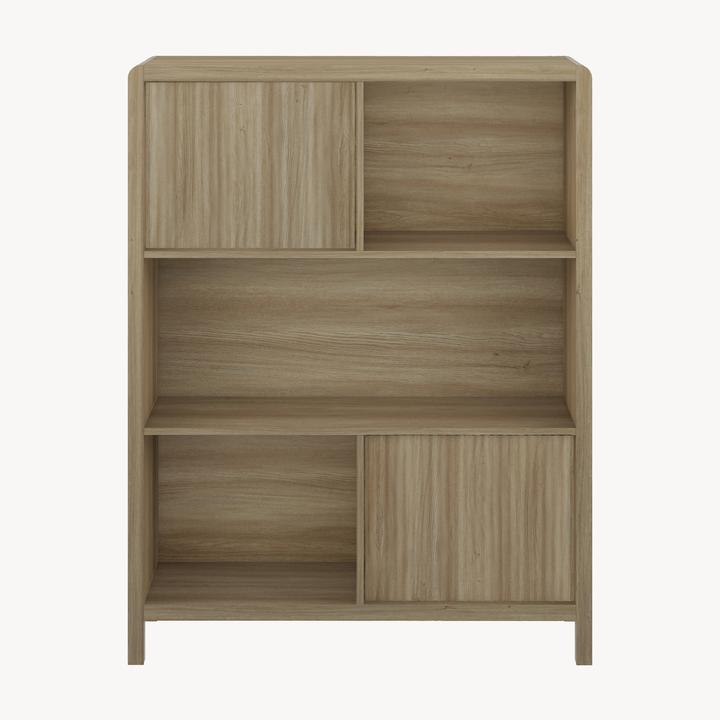 Image du produit En.Casa Kommode Lukkodso 103x80x28 cm Eicheoptik, rustikal (80 x 28 x 103 cm)