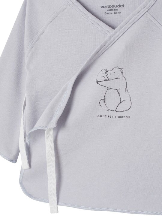 Actual product image Vertbaudet Organic collection: Baby wrap jacket BASIC (68)