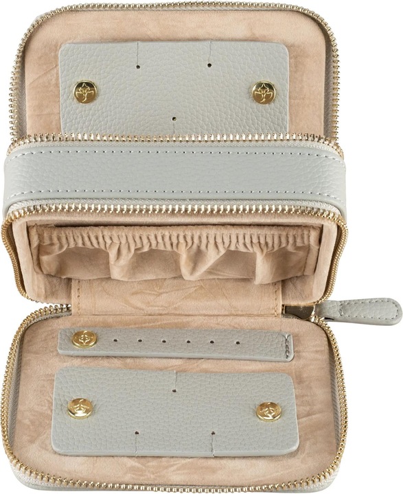 Actual product image Windrose 803970.07 - Jewellery case S with zip Aurora light grey
