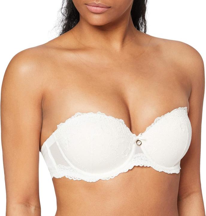 Actual product image Aubade Bandeau Bra with Preformed Cups and Adjustable Straps (65 E)