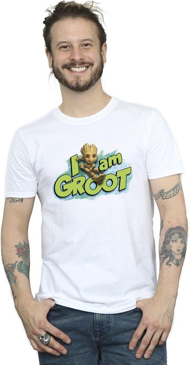 Produktbild Guardians Of The Galaxy I Am Groot Jumping TShirt (XL)