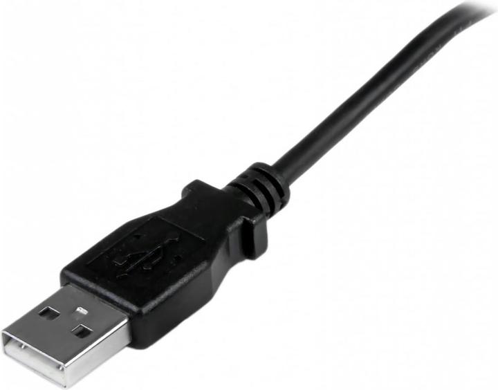 StarTech 1m USB 2.0 A auf Micro B Kabel aufwärtsgewinkelt - Schwarz - USB A / Micro B Datenkabel / Anschlu... (1 m, USB 2.0)