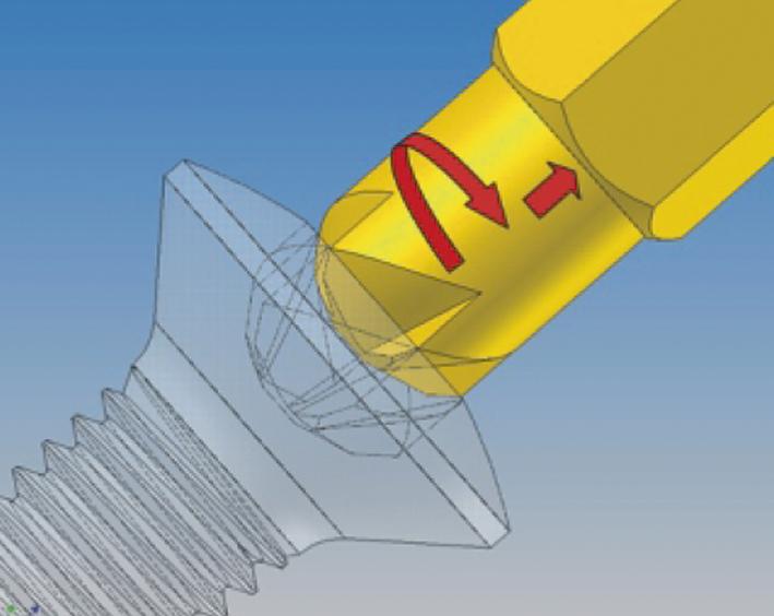 Actual product image Felo Bit C 6,3 Industrial LocTec® 20-LID x 25