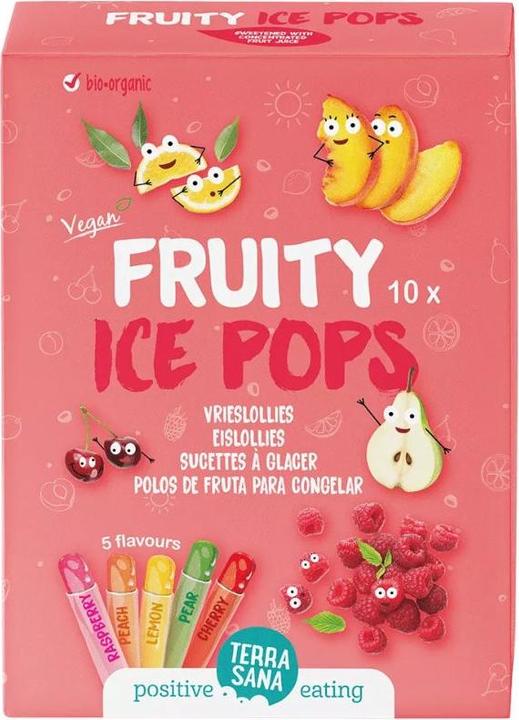 Produktbild Terra Sana Fruity Ice Pops 5 flavours Bio (10 Stk., 1000 g)