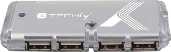 Actual product image Techly USB 2.0 Mini Hub, 4-Port (USB-A, 4 ports)