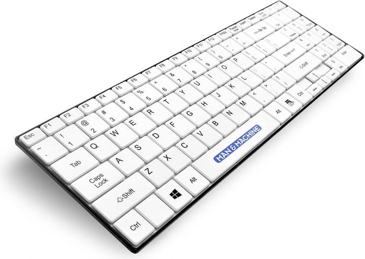 Actual product image Man & Machine Europe MAN&MACHINE Its Cool US,white Hygiene keyboard,US,white (US, Cable)