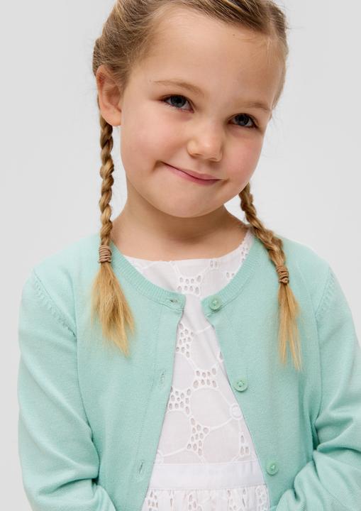 Actual product image s.Oliver Strickjacke Strickcardigan mit Rippbündchen (92)