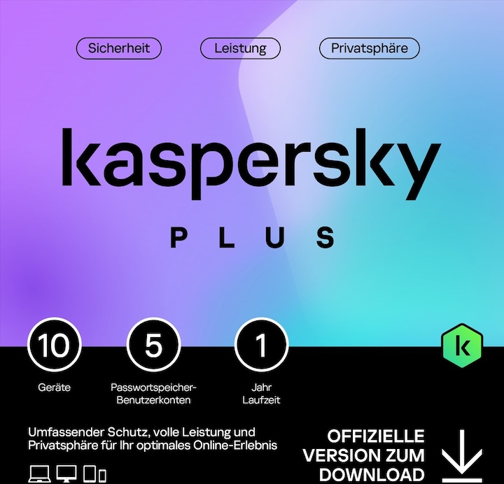 Actual product image Kaspersky Plus (10 PC) (10 User, 12 months)