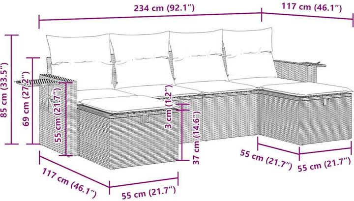 Produktbild vidaXL Calvin