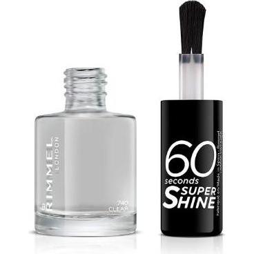 Thumbnail - Rimmel London, Nagellack, 60 SECONDS super shine #740-clear (740, Farblack)
