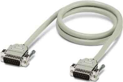 Actual product image Phoenix 2305596. cable length: 3 m, connector: D-SUB, product color: gray (3 m)
