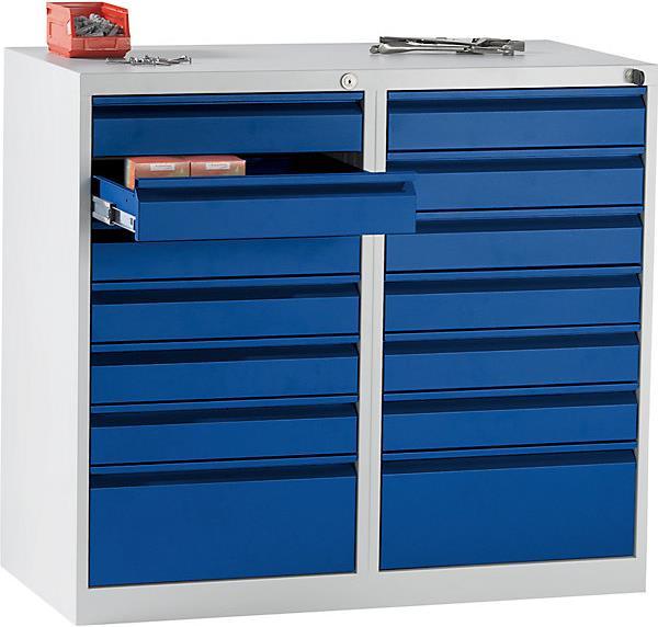 Produktbild eurokraft basic Schubladenschrank, Stahl (100 cm, 90 cm)