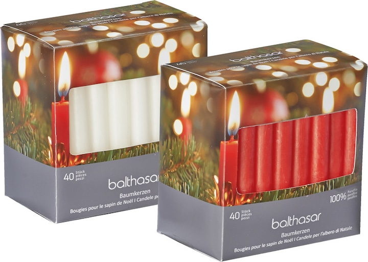 Produktbild Balthasar Baumkerzen (40 Stk.)