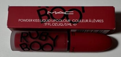 Actual product image MAC Cosmetics Powder Kiss Liquid Lip colour Ruby Boo (Ruby Boo)