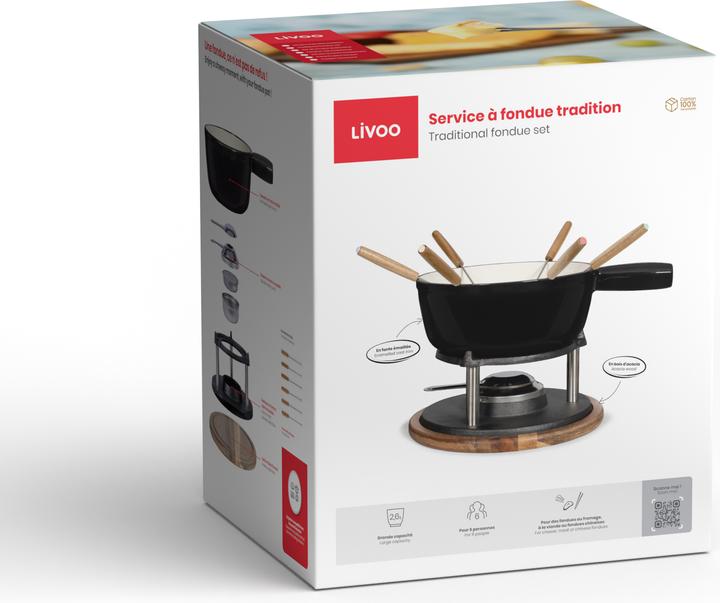 Produktbild Livoo Fondue-Set (Käsefondue)
