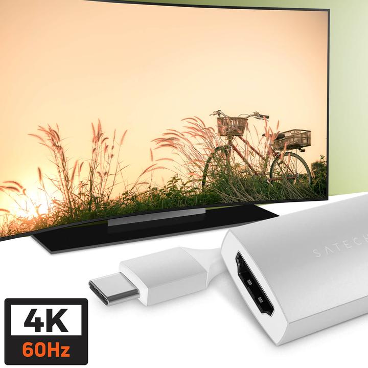 Produktbild Satechi USB-C zu HDMI 4K Adapter (USB, USB Typ-C, 20.32 cm)